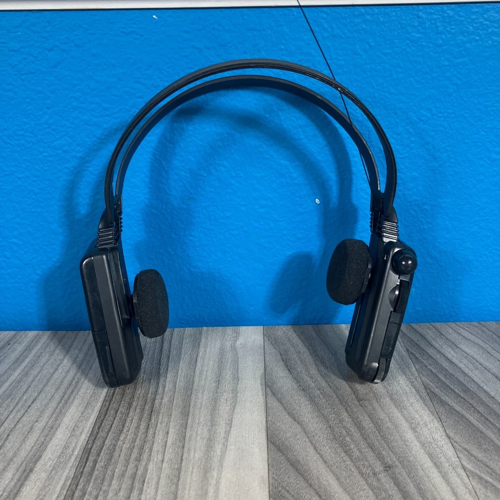 Vintage SONY AM/FM Stereo‎ Receiver Headphones Model SRF-R6 Tested/Works.